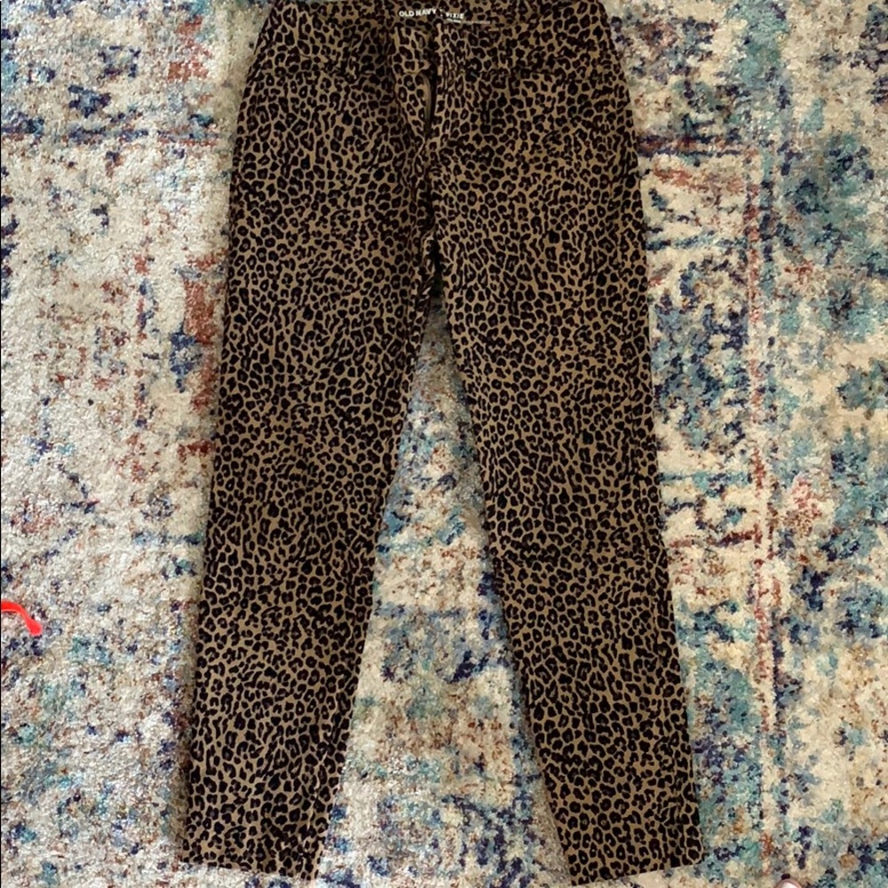 Cheetah print pants. Perfect for the office!